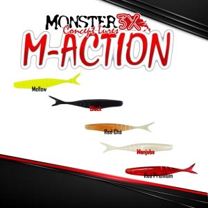 Isca Soft M-Action Monster 3x 10,5cm (3 un)